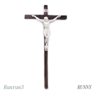 RUNNY Crucifix Wall Cross Prayer Decor Hanging Cross with Jesus Church Home