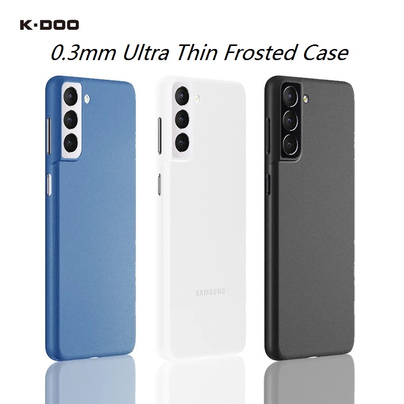K-doo เคสโทรศัพท์มือถือ ผิวด้าน บางมาก กันรอยขีดข่วน สําหรับ Samsung Galaxy S22 Ultra S22+ S21 Note 20 Ultra