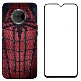 สําหรับ The Avengers Spider Man เคส Nokia G50 5G เคส ฟิล์มกระจกนิรภัย เคสป้องกัน