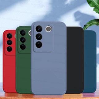 เคสโทรศัพท์ซิลิโคน TPU กันกระแทก สําหรับ Vivo V27 Pro V27e V27 Pro