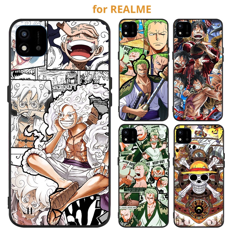 เคสบ Realme Narzo 50 50A 50i 20 XT 30A Prime PRO 4G 5G นิ่ม ลาย One Piece LUFFY สําหรั