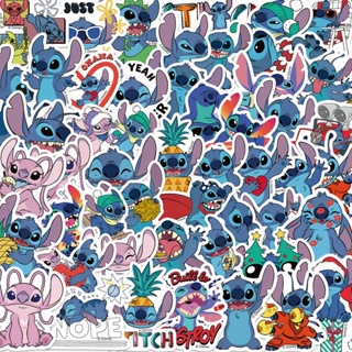 ❉ ดิสนีย์ สติกเกอร์ Lilo &amp; Stitch Series 02 สําหรับตกแต่ง ❉ สติกเกอร์แฟชั่น กันน้ํา DIY 50 ชิ้น/เซต