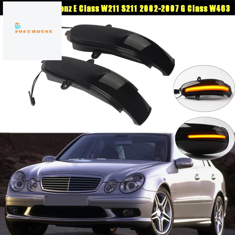 ไฟเลี้ยวไดนามิก LED ติดกระจกมองหลังรถยนต์ สําหรับ Mercedes Benz E Class W211 S211 2002-2007 G Class 