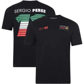 เสื้อยืด พิมพ์ลายกราฟิก Oracle Red Bull Racing Sergio Perez แฟชั่นฤดูร้อน สําหรับเด็กผู้ชาย และผู้หญิง