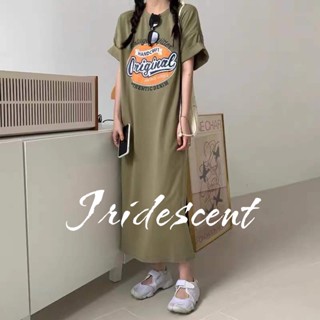 Iridescent เดรส กระโปรง ชุดเดรส ชุดเซ็ท ผู้หญิง เดรสยาว แฟชั่น สินค้ามาใหม่ 031105