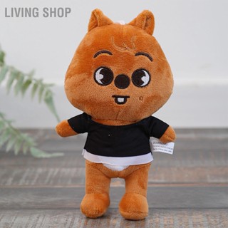 Living Shop ตุ๊กตากระรอก ผ้าฝ้าย Pp แบบนิ่ม 20 ซม. สําหรับเด็กวัยหัดเดิน