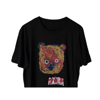 The NIGHTMARE TEDDYBEAR เสื้อยืดลําลอง แขนสั้น คอกลม พิมพ์ลาย THE NIGHTMARE TEDDYBEAR ใส่สบาย คุณภาพสูง สําหรับผู้ชาย แล