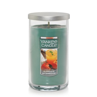 Medium Perfect Pillar Candles Alfresco Afternoon