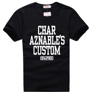 เสื้อยืด พิมพ์ลายการ์ตูนกันดั้ม Char Aznable 3 Times Speed สําหรับผู้ชาย