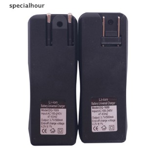 Specialhour^^ อะแดปเตอร์ที่ชาร์จ Li-ion 14500 3.7V 18650 2 ช่อง น้ําหนักเบา ชาร์จได้