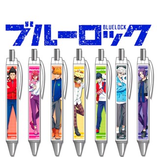 ขายดี ปากกาลูกลื่น โปสเตอร์ ลายการ์ตูนอนิเมะ BLUE LOCK Isagi Yoichi Seishiro Nagi พร้อมดินสออัตโนมัติ สําหรับสํานักงาน เรียน เครื่องเขียน