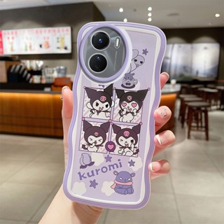 เคส Vivo Y16 4G เคสโทรศัพท์มือถือ Tpu ลายการ์ตูนหมี kuromi น่ารัก สําหรับ Vivo Y16 4G Y16 Y15 Y17 Y19 Y20 Y22 Y22S TYXT