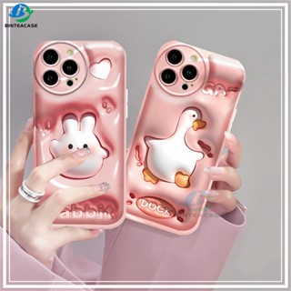 🌏Ready Stock🛫 เคส OPPO A77S A57 A16 A16S A54S A16K A17 A5S A12 A3S A12E A92 A52 F1S A53 A33 A31 A9 A5 A15 A15S A54 F9 C1 A11K เคสซิลิโคน ลายการ์ตูนเป็ด กระต่ายน่ารัก สําหรับ