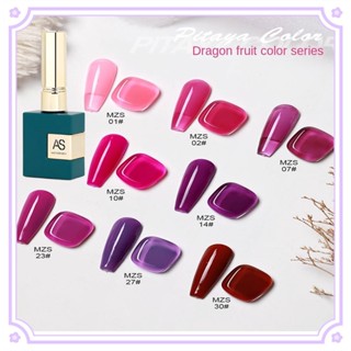 As 30 Colors Pitaya Red Purple Series ยาทาเล็บเจล15มล. Diy เล็บแฟชั่นใหม่ Mzs 01-30สีเคลือบเงาสำหรับร้านทำเล็บมืออาชีพ1ชิ้น