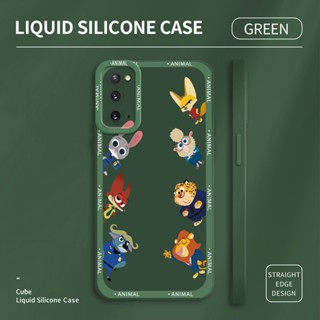 เคสโทรศัพท์ซิลิโคน TPU แบบนิ่ม กันกระแทก ป้องกันกล้อง ลายอนิเมะ Zootopia Zootropolis สําหรับ Samsung Galaxy S20 S21 Plus Ultra FE 5G