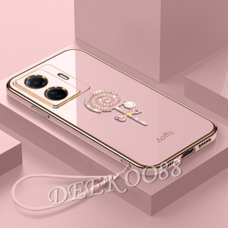 เคสป้องกันโทรศัพท์มือถือ แบบนิ่ม ลายอมยิ้ม 3D และสายคล้องมือ สําหรับ Realme C55 C35 C33 C30S C30 10 Pro Pro+ Plus Coca-Cola Edition 4G 5G RealmeC55