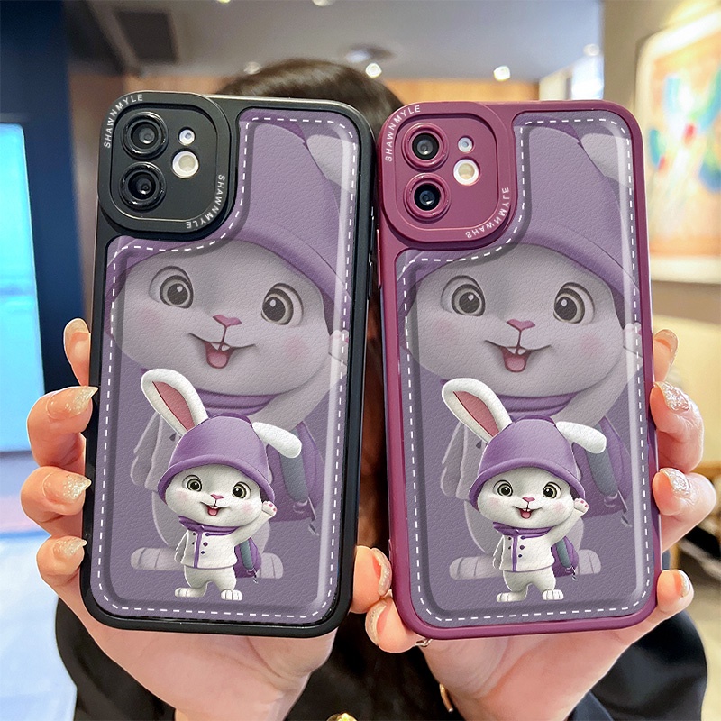 เคสซิลิโคนนิ่ม ลายกระต่าย สําหรับ VIVO Y35 Y22 Y16 Y20 Y17 Y15 Y12 Y50 Y30 Y51 Y31 Y21 Y21A Y91 Y95 