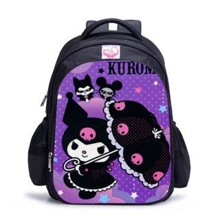 Kuromi กระเป๋าเป้สะพายหลัง กระเป๋านักเรียน ลายการ์ตูนน่ารัก ความจุขนาดใหญ่ สําหรับนักเรียน