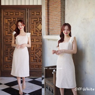 Sugary Lace Dress : Off-White ออฟไวท์ [Made by Pastel Time]