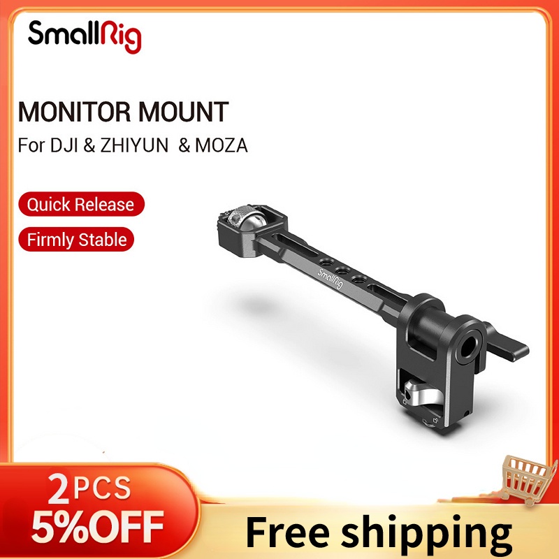 SmallRig ปรับ Monitor สําหรับ DJI RONIN-S/RONIN-SC & ZHIYUN CRANE 3/CRANE 3S/WEEBILL-S & MOZA AirCro