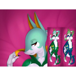 ปลอกหมอน พิมพ์ลายอนิเมะ Dakimakura Serperior MLP Furry สองด้าน ชีวิตชีวา