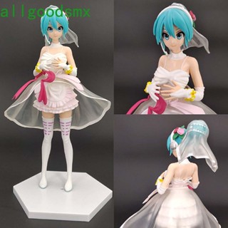 Allgoods ของเล่นโมเดลฟิกเกอร์ Hatsune Miku Pvc