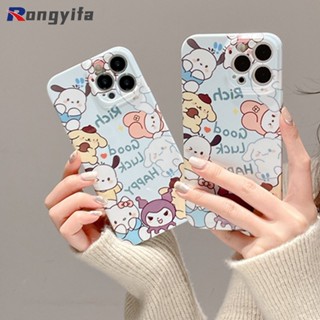 SANRIO เคสโทรศัพท์มือถือแบบแข็ง กันรอยเลนส์กล้อง ลาย Pochacco Kuromi น่ารัก สําหรับ Xiaomi 13 Lite 13 12 Pro 12X Mi 11 Pro Lite 12S Ultra 10 10S 9 Civi 2 Poco X2