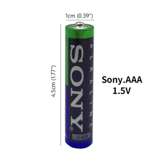 ถ่าน ถ่าน Sony อัลคาไลน์ AAA/LR03T Alkaline 1.5V Battery (4 ก้อน)