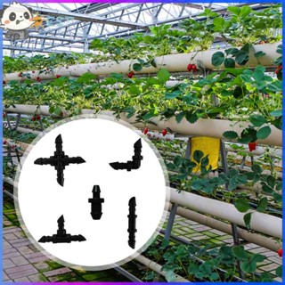 ❉THEBEST❉ 200pcs Irrigation Pipe Repair Joint Plastic Garden Pipe Splitter Joint Irrigation Accessories Gardening Tool