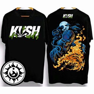 [S-5XL]KUSH t shirt Vintage Inspired Cotton Loos ขนาดใหญ่