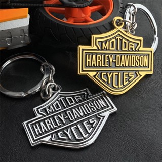 พวงกุญแจโลหะสังกะสี ลายโลโก้ Harley-Davidson ครบรอบ 100 ปี สําหรับตกแต่งรถจักรยานยนต์