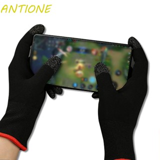 Antione ถุงมือเล่นเกม แบบสวมนิ้ว ไม่เป็นรอย อุปกรณ์เสริม สําหรับโทรศัพท์มือถือ เกมคอนโทรลเลอร์