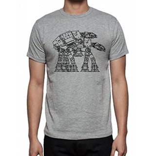เสื้อยืดแขนสั้น ผ้าฝ้าย 100% พิมพ์ลาย At-At Walkers Having Sex Make Love Star Warscheap แฟชั่นสําหรับผู้ชาย