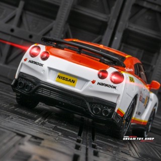 [Boxed] โมเดลรถยนต์จําลอง 1: 32 Nissan Nissan GTR-35 ของเล่นสําหรับเด็ก