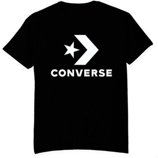 Tee เสื้อยืดผู้ชาย Converse, เสื้อผ้าแขนสั้นฤดูร้อน, เสื้อเชิ้ตแฟชั่นผู้ชาย, เสื้อเชิ้ตผ้าฝ้ายลำลองผู้ชาย, เสื้อร_01