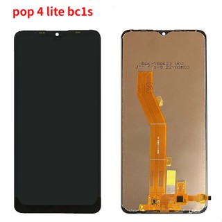 อะไหล่หน้าจอสัมผัส LCD แบบเปลี่ยน สําหรับ Tecno Pop 4 Lite BC1S