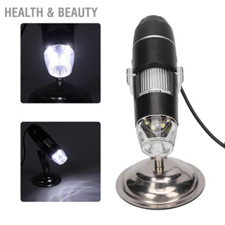  Health &amp; beauty เครื่องตรวจจับหนังศีรษะผิวหนังกำลังขยาย 1000 เท่าไฟ LED ภาพที่ชัดเจนเครื่องวิเคราะห์สุขภาพรูขุมขน