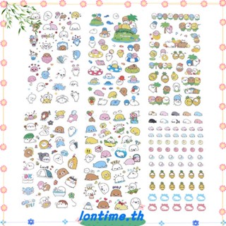 สติ๊กเกอร์ลายสัตว์ทะเลน่ารัก 6 ชิ้น / ชุด