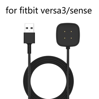 อะแดปเตอร์แท่นชาร์จ USB สําหรับ Fitbit Versa 2 1 3