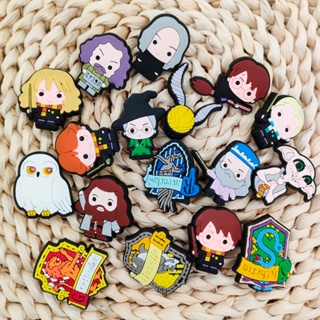 จี้รูปการ์ตูนอนิเมะ Ravenclaw Jibitz Harry Potter Jibbits น่ารัก เครื่องประดับ สําหรับผู้หญิง