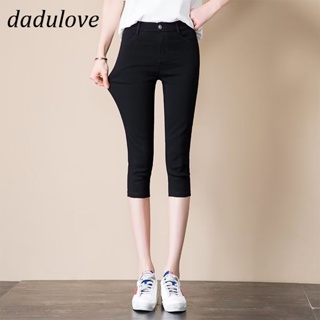 DaDulove💕 New Korean Version of Ins High Waist Skinny WOMENS Jeans Niche Large Size Stretch Cropped Pants