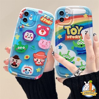 เคสโทรศัพท์มือถือแบบนิ่ม หนามาก กันกระแทก ลายการ์ตูน Toy Story สําหรับ iPhone 14 13 12 11 Pro Max X Xr Xs Max 8 7 6 6s Plus SE 2020
