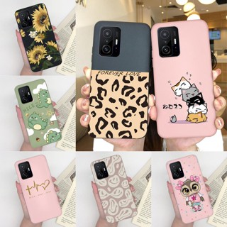 เคสโทรศัพท์มือถือ ซิลิโคนนิ่ม บางมาก ลายการ์ตูนไดโนเสาร์น่ารัก หลากสี สําหรับ Xiaomi 11T 11T Pro 5G 11 T 11 T Pro 5G