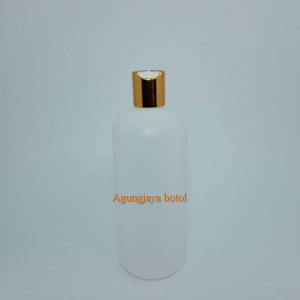 ขวดสบู่มือ HDpe ธรรมชาติ 500 มล. พร้อมหมวกคอ Presstop 24 ขวด / ขวดสัตว์เลี้ยง Hdpe / ขวดฝา Presstop 