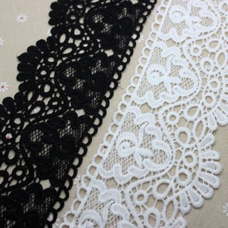 1 yd Vintage Embroidered Lace Edge Trim Ribbon Wedding Applique DIY Sewing Craft DIY Trim Garment Sewing Accessories LY