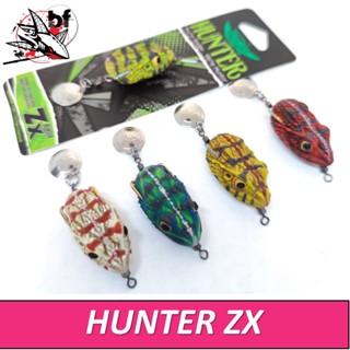 กบยาง HUNTER ZX  ขนาด 3.5Cm. น้ำหนัก 6.5 กรัม ตัวเบ็ดไทเทเนี่ยมเบอร์1คมมากๆไม่ขึ้นสนิม