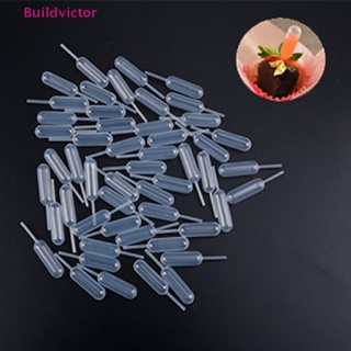 Buildvictor 100pcs Plastic Squeeze 4ml Transfer Dropper Disposable Pipettes For Cupcake TH