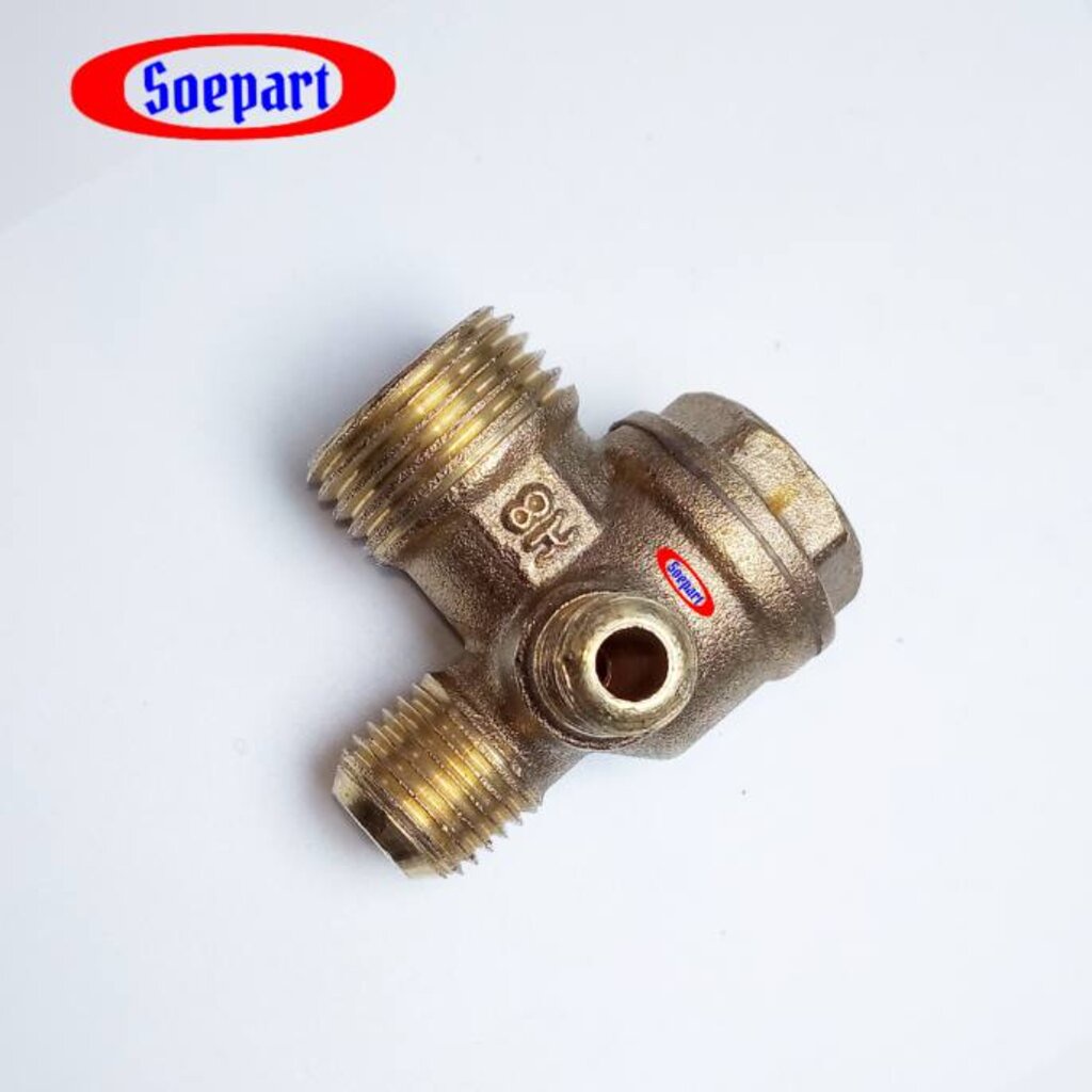 เชควาวปั้มลม SOE 20-14-10 (ทองเหลือง) อะไหล่ปั้มลม เพื่อใช้สำหรับปั้มลมขนาดต่างๆตามขนาดที่ระบุ - รูปที่ 2