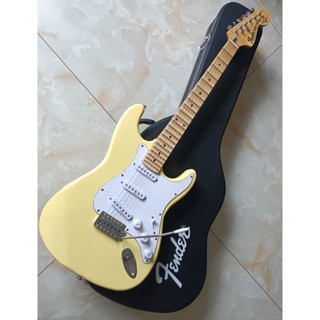 ใหม่ Fender Stratocaster ปิ๊กอัพคอเมเปิ้ล 3 คอยล์เดี่ยว สีครีม สําหรับกีตาร์ไฟฟ้า