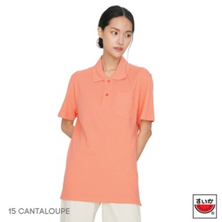 แตงโม (SUIKA) - เสื้อแตงโมคอปก POLO ชาย-หญิง (15 CANTALOUPE)